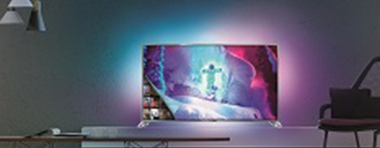 Adjustment of Philips ambilight bias illumination